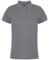 AQ020 Ladies Classic Fit Polo Shirt Heather Grey colour image