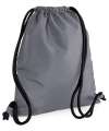 BG110 NEW Icon Drawstring Backpack Graphite / Black colour image