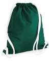 BG110 NEW Icon Drawstring Backpack Bottle Green colour image