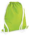 BG110 NEW Icon Drawstring Backpack Lime colour image