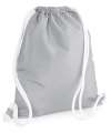 BG110 NEW Icon Drawstring Backpack Light Grey colour image