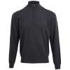 PR695M Mens 1/4 Zip Knitted Sweater Charcoal colour image