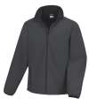 R231 Printable Soft Shell Charcoal / Black colour image