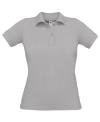 BA370 Ladies Safran Pure Polo Shirt Heather Grey colour image