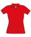 BA370 Ladies Safran Pure Polo Shirt Red colour image