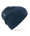 B366 Beechfield Hemsedal Cotton Beanie  French Navy colour image