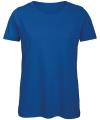 TW043 Womens Organic Cotton T-shirt Royal Blue colour image
