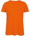 TW043 Womens Organic Cotton T-shirt Orange colour image
