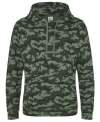 JH014 Camo Hoodie Green Camo colour image