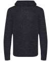EA080 Iguazu Knitted Hoodie Charcoal / Black colour image