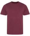 JT001 Tri Blend T-shirt Heather Burgundy colour image