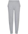 JH074B Kids Tapered Track Pants Heather colour image