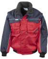 R071x Zip Sleeve Heavy Duty Jacket Red / Navy colour image
