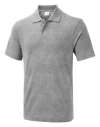UX1 Basic Polo Shirt Heather Grey colour image