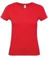 TW02T Womens E150 Ringspun T-shirt Red colour image