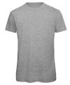 BA118 Organic Mens T-shirt Sports Grey colour image