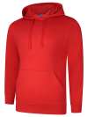 UC509 Deluxe Hooded Sweatshirt Red colour image