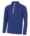 JC031 Mens Cool 1/2 Sleeve Sweat Royal Blue / Artic White colour image