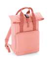 BG118 Twin Handle Roll-Top Backpack Blush Pink colour image