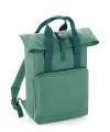 BG118 Twin Handle Roll-Top Backpack Sage Green colour image