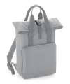 BG118 Twin Handle Roll-Top Backpack Light Grey colour image