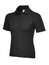 UC115 Ladies Ultra Poloshirt Black colour image