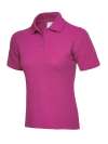 UC115 Ladies Ultra Poloshirt Hot Pink colour image