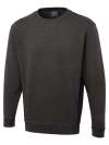 UC217 Two tone Sweatshirt Charcoal / Black colour image