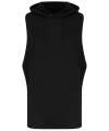 JC053 Urban Sleeveless Muscle Hoodie Jet Black colour image