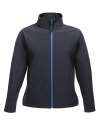 TRA629/RG628 Women's Ablaze Printable Softshell French Blue / Navy colour image