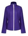 TRA629/RG628 Women's Ablaze Printable Softshell Vibrant Purple colour image