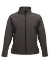 TRA629/RG628 Women's Ablaze Printable Softshell Seal Grey / Black colour image