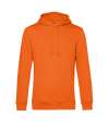 BA001 Organic Hooded Hoodie Pure Orange colour image
