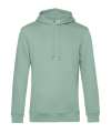 BA001 Organic Hooded Hoodie Sage colour image