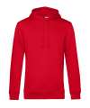 BA001 Organic Hooded Hoodie Red colour image