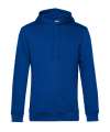 BA001 Organic Hooded Hoodie Royal Blue colour image