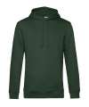 BA001 Organic Hooded Hoodie Forest Green colour image