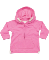 BZ32 Baby Zip Hoodie bubblegum pink colour image