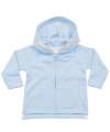 BZ32 Baby Zip Hoodie Dusty Blue colour image