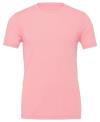 CA3001 Canvas Unisex Jersey Short Sleeve Tee Pink colour image