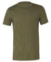 CA3001 Canvas Unisex Jersey Short Sleeve Tee Military Green colour image
