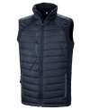R238 Result Black Compass Softshell Gilet Navy / Navy colour image