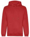 JH201 Organic Hoodie Fire Red colour image