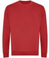JH230 Organic Sweatshirt Fire Red colour image