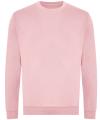 JH230 Organic Sweatshirt Baby Pink colour image