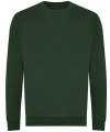 JH230 Organic Sweatshirt Bottle Green colour image