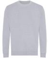 JH230 Organic Sweatshirt Heather Grey colour image