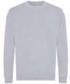 JH230 Organic Sweatshirt Heather Grey colour image