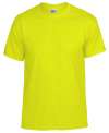 GD07 8000 GD020 Adult Dry Blend T shirt Safety Green colour image