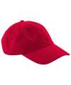 BB653 B653 Low Profile 6 Panel Dad Cap Classic Red colour image
